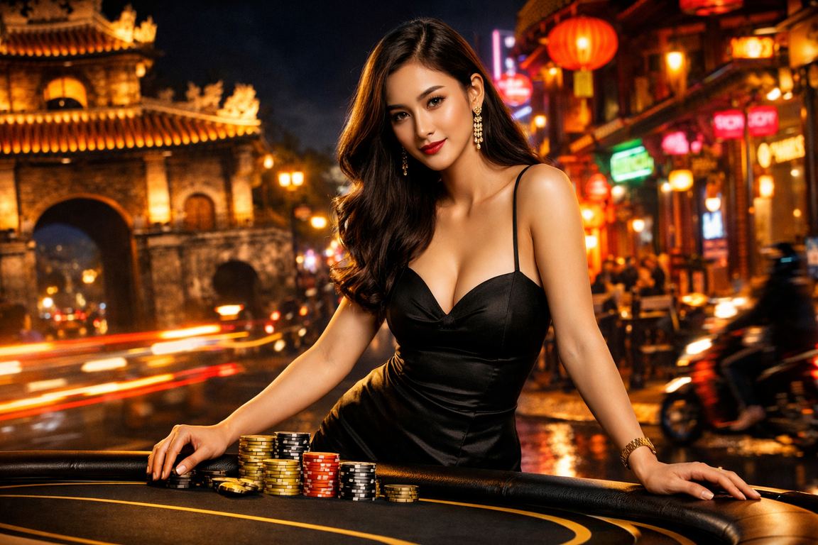 Biển neon VIP bonus sôi động tại Huế – chương trình thành viên cao cấp